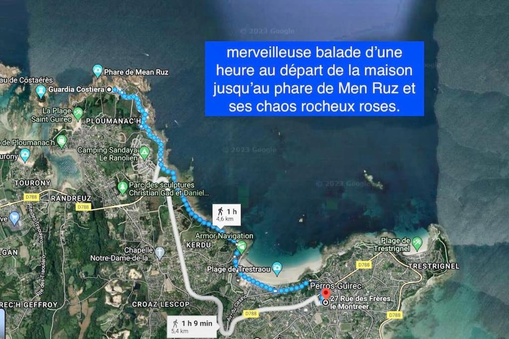 Maison Perros-Guirec 2 Chambres, Plages Et Centre Ville. 6 Pers. エクステリア 写真